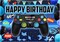 Gamer Themed Edible Cake Topper Icing Image fits 8 inch round or larger cake
